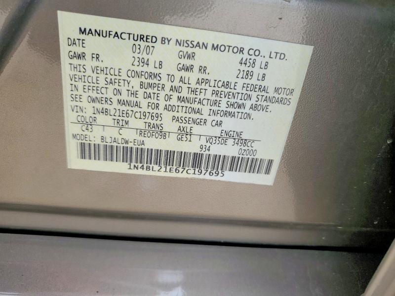 2007 Nissan Altima 3.5 se
