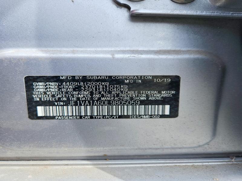 2020 Subaru WRX