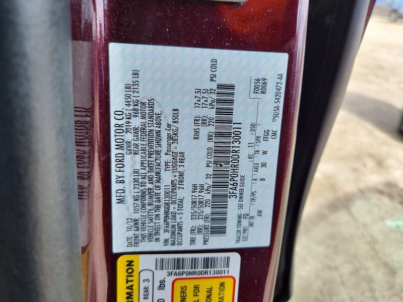 2013 Ford Fusion se
