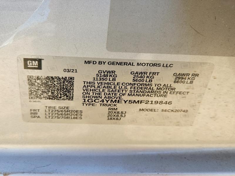 2021 Chev Silverado K2500 Heavy Duty