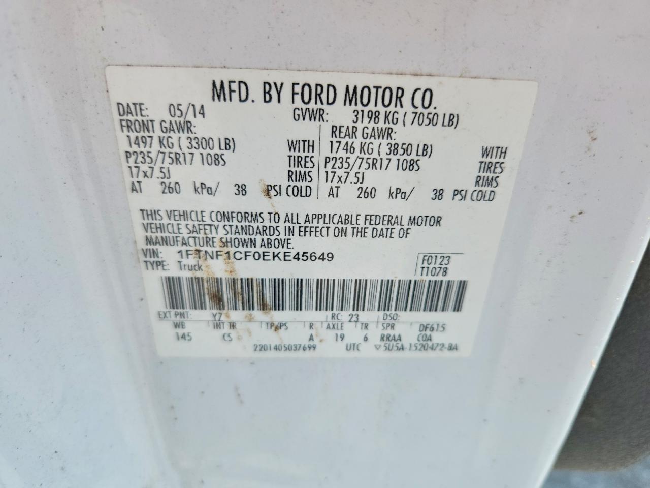 2014 Ford F150
