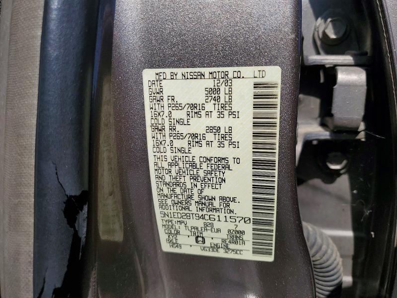 2004 Nissan Xterra xe