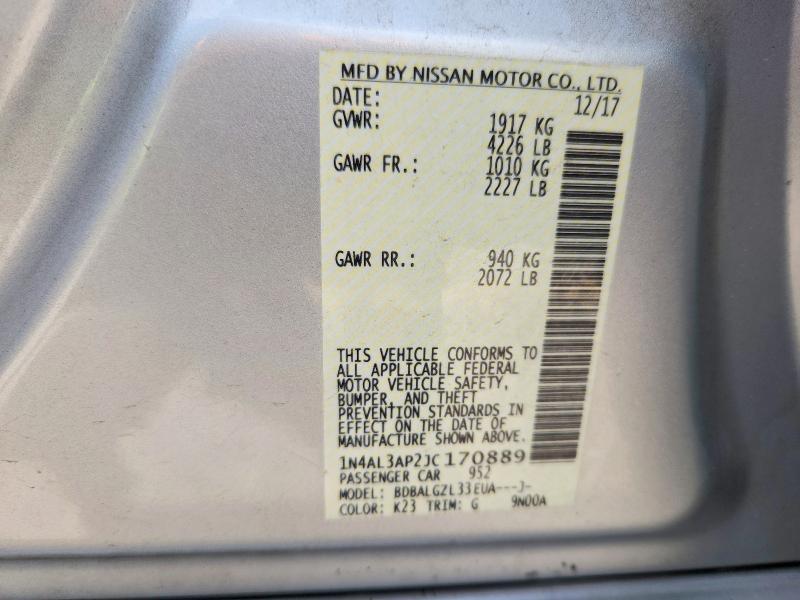 2018 Nissan Altima 2.5 s
