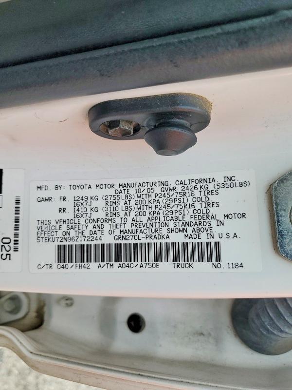 2006 Toyota Tacoma Prerunner V6