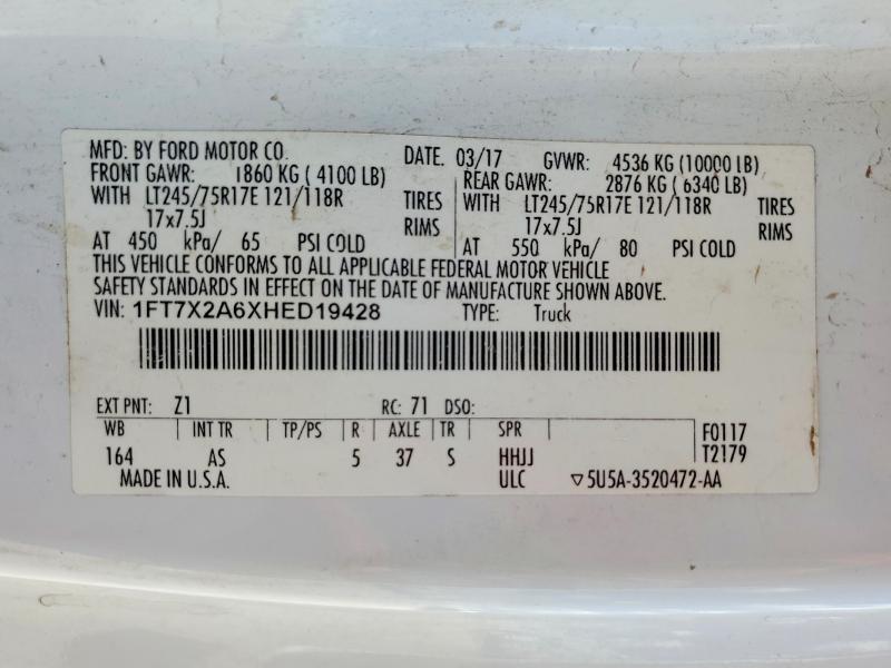 2017 Ford F250 Super Duty