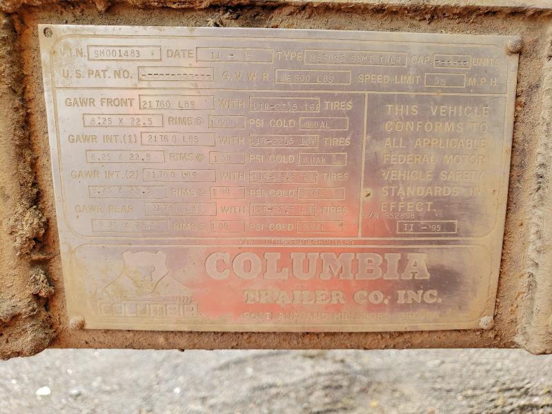 1995 Columbia Grain Trailer