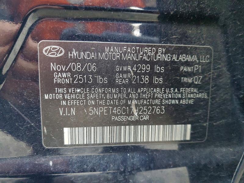 2007 Hyundai Sonata gls