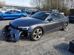 Audi salvage cars for sale: 2021 Audi A5 Premium Plus 45