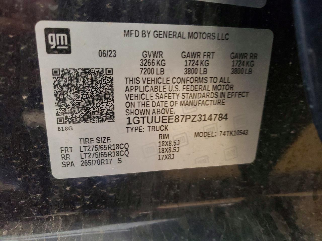 2023 GMC Sierra K1500 AT4