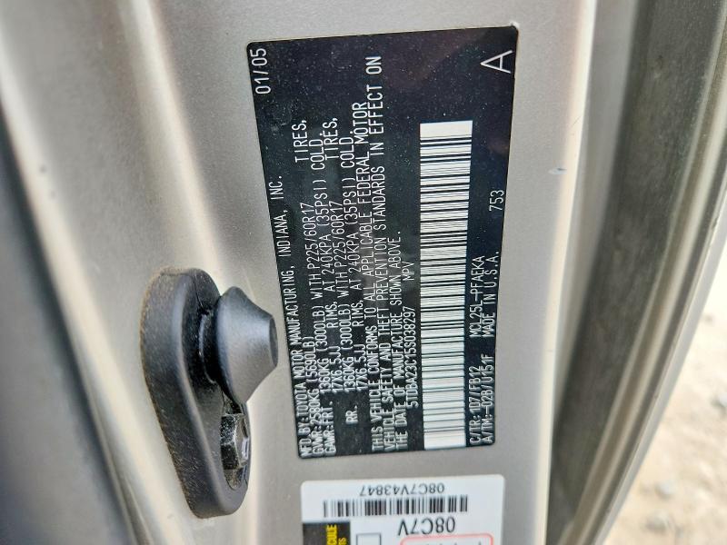 2005 Toyota Sienna le