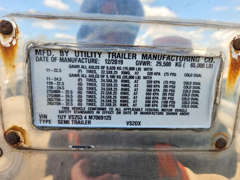 2021 Utility Vs2dx dry van Trailer