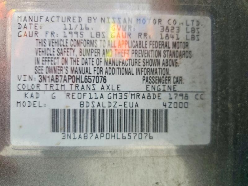 2017 Nissan Sentra sv