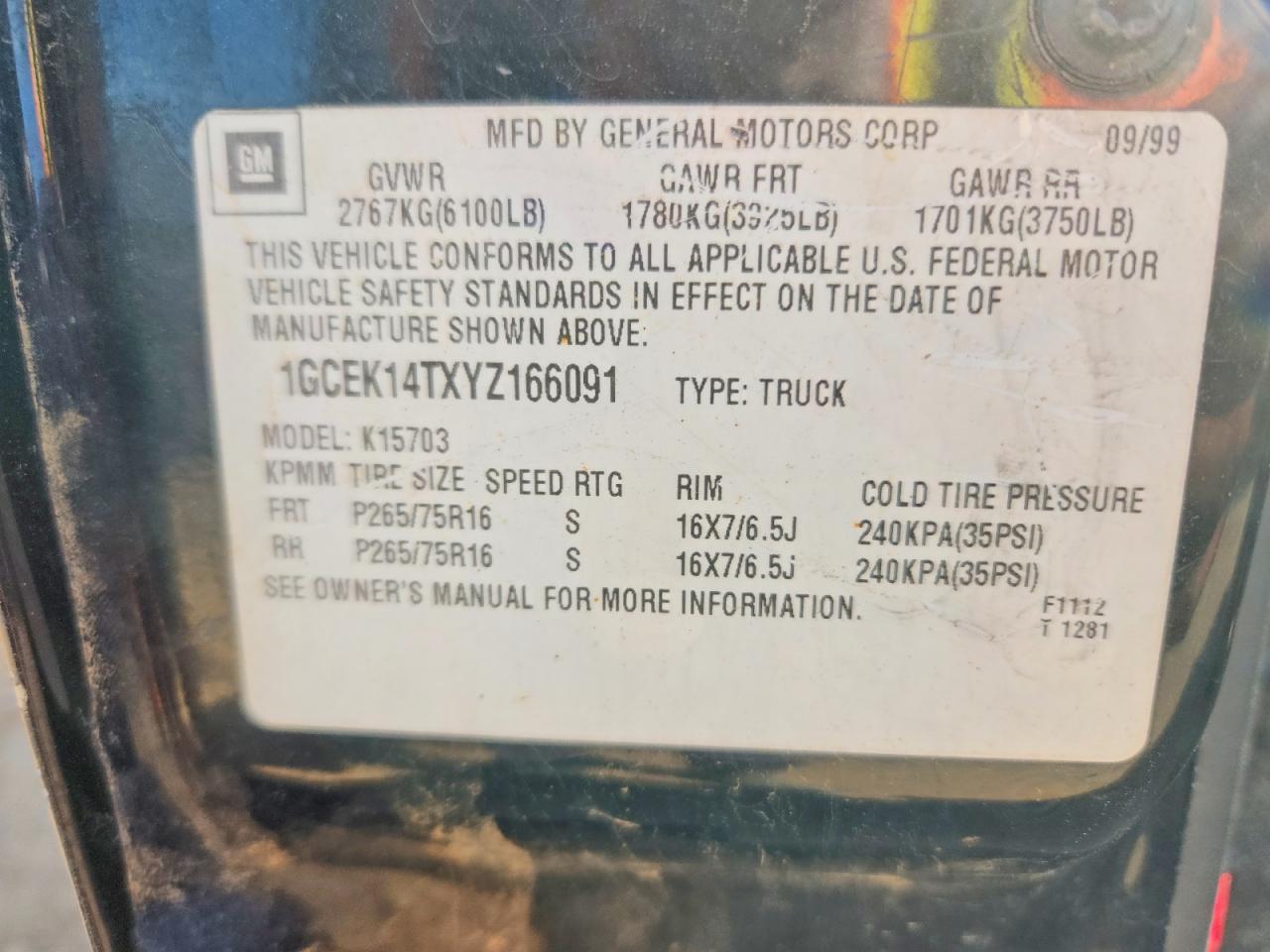 2000 Chevrolet Silverado K1500