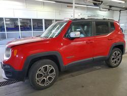 Jeep salvage cars for sale: 2015 Jeep Renegade Limited