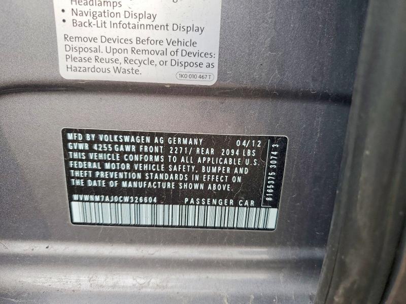 2012 Volkswagen Golf