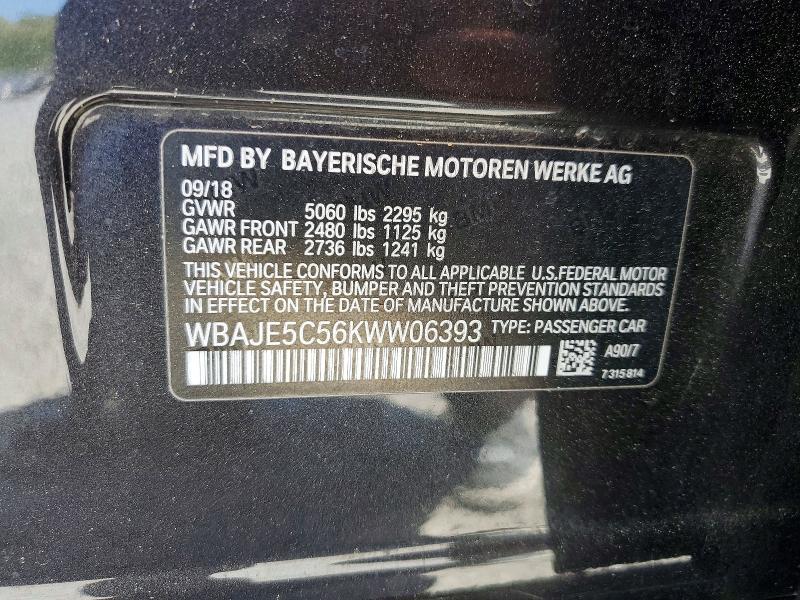 2019 BMW 540 i