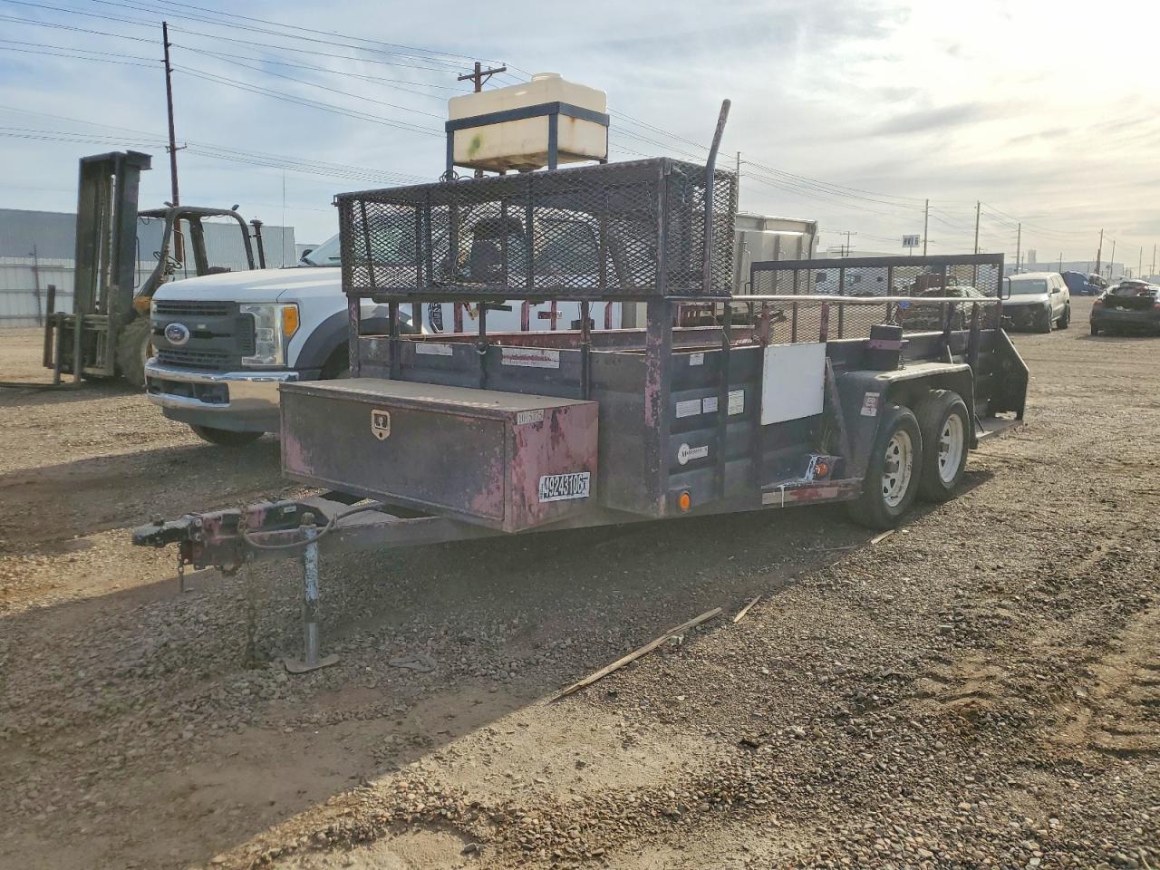2012 Urwi 2012  Marksman Manufacturer Utility Trailer
