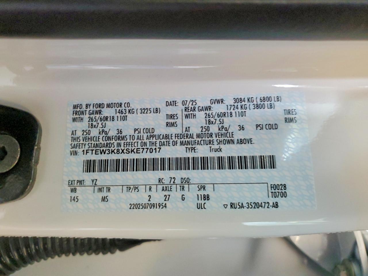 2025 Ford F150 XLT