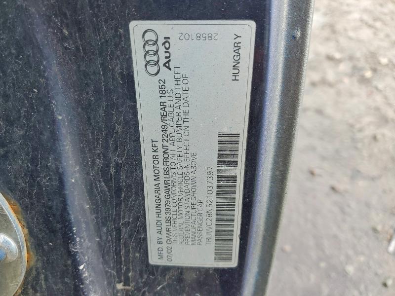 2002 Audi Tt Quattro