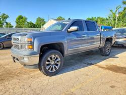 Salvage trucks for sale at Wichita, KS auction: 2015 Chevrolet Silverado K1500 LTZ