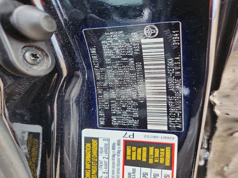 2016 Toyota Camry se