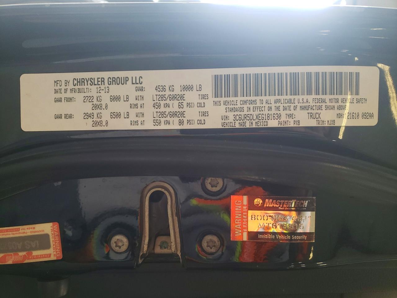 2014 Dodge RAM 2500 SLT
