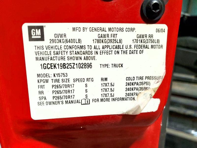 2005 Chevrolet Silverado K1500