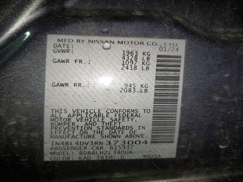 2024 Nissan Altima sv