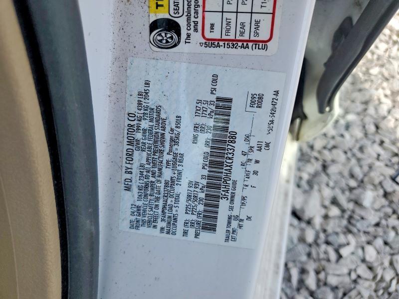 2012 Ford Fusion se