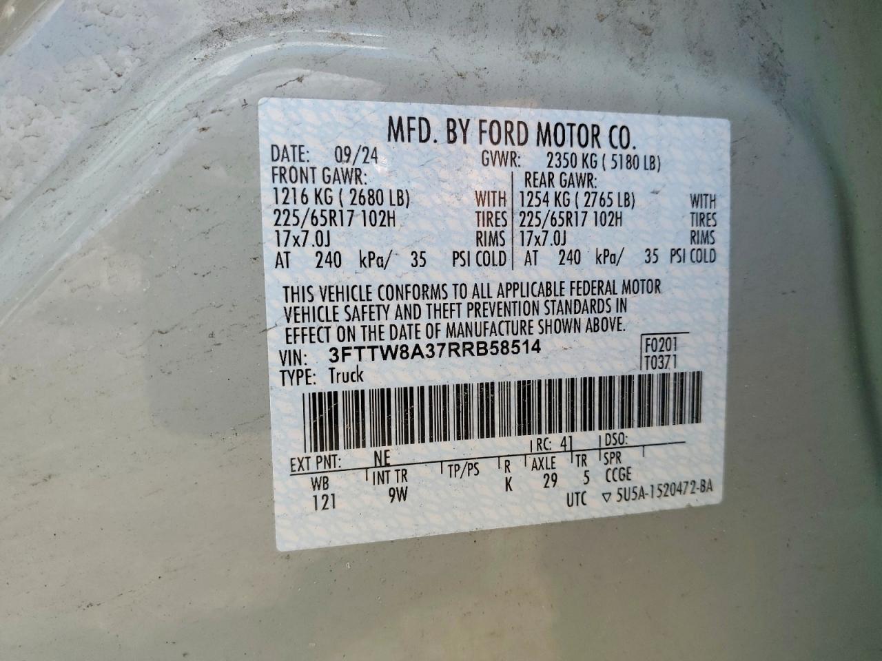 2024 Ford Maverick XL