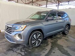 Volkswagen salvage cars for sale: 2025 Volkswagen Atlas se