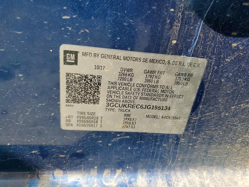 2018 Chevrolet Silverado K1500 lt