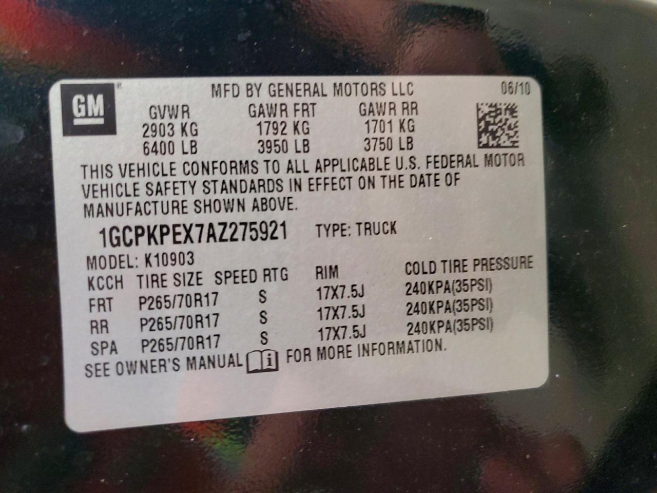 2010 Chevrolet Silverado K1500