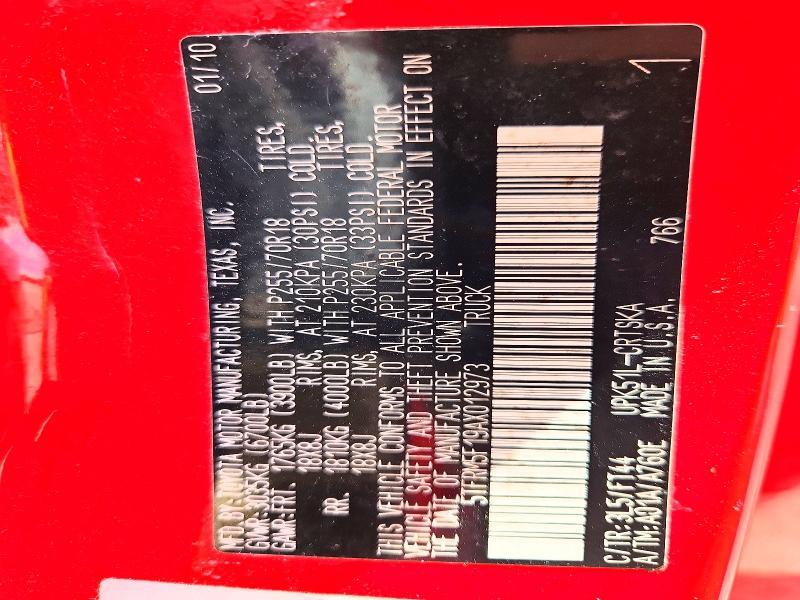 2010 Toyota Tundra Double Cab SR5