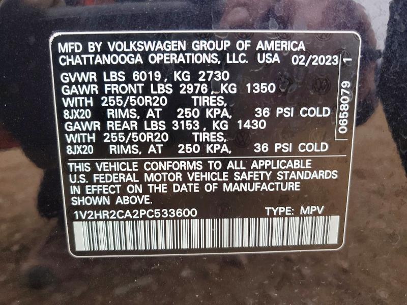 2023 Volkswagen Atlas se