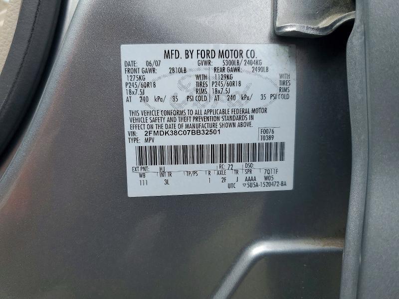 2007 Ford Edge sel