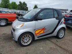 Smart salvage cars for sale: 2012 Smart Fortwo Pure