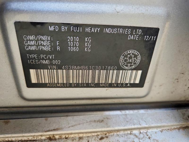 2012 Subaru Legacy 2.5i Premium