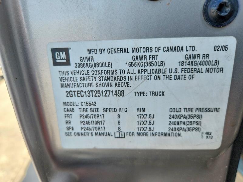 2005 GMC New Sierra C1500