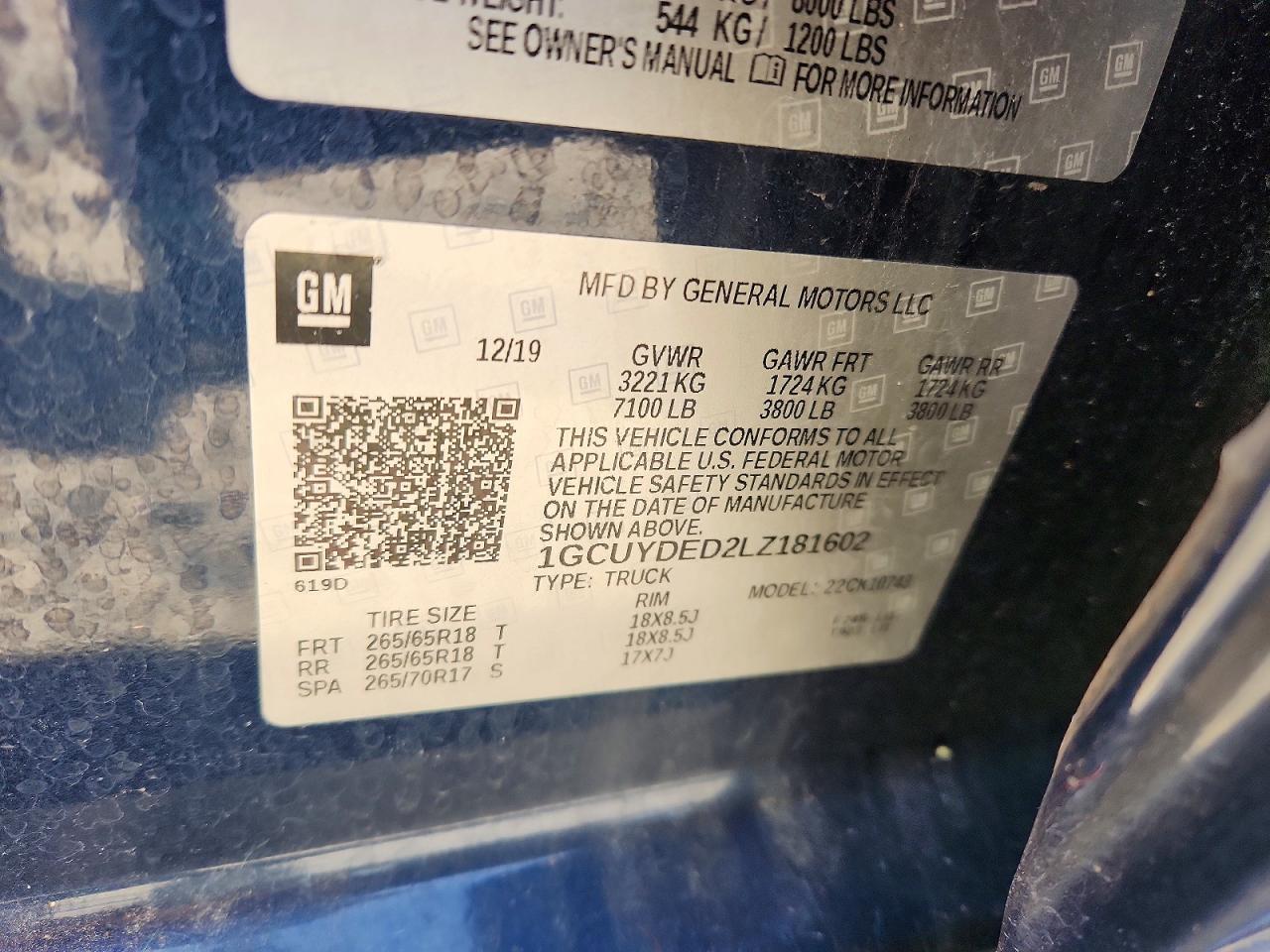 2020 Chevrolet Silverado K1500 LT