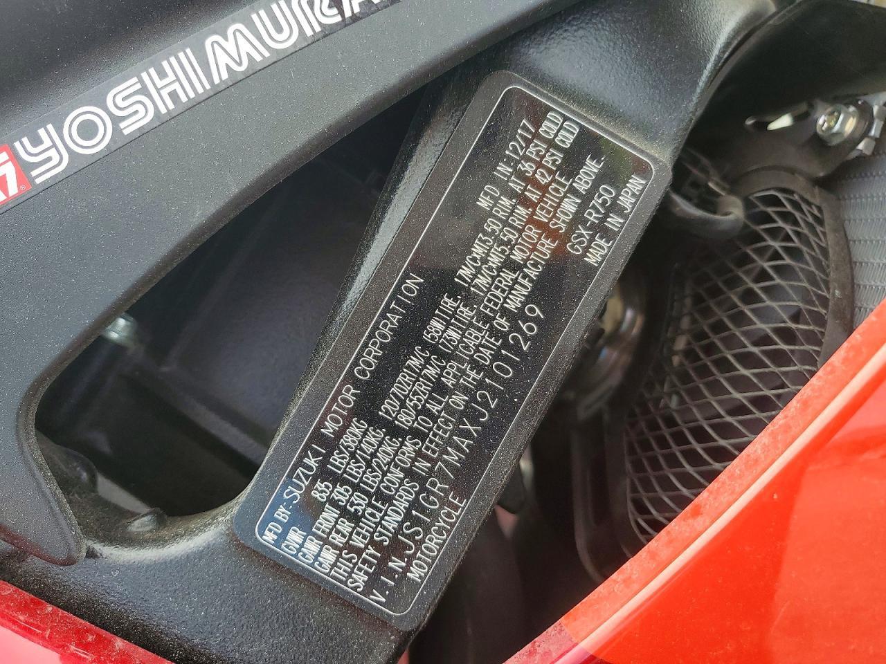 2018 Suzuki GSX-R750
