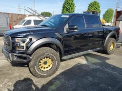 Salvage trucks for sale at Wilmington, CA auction: 2017 Ford F150 Raptor