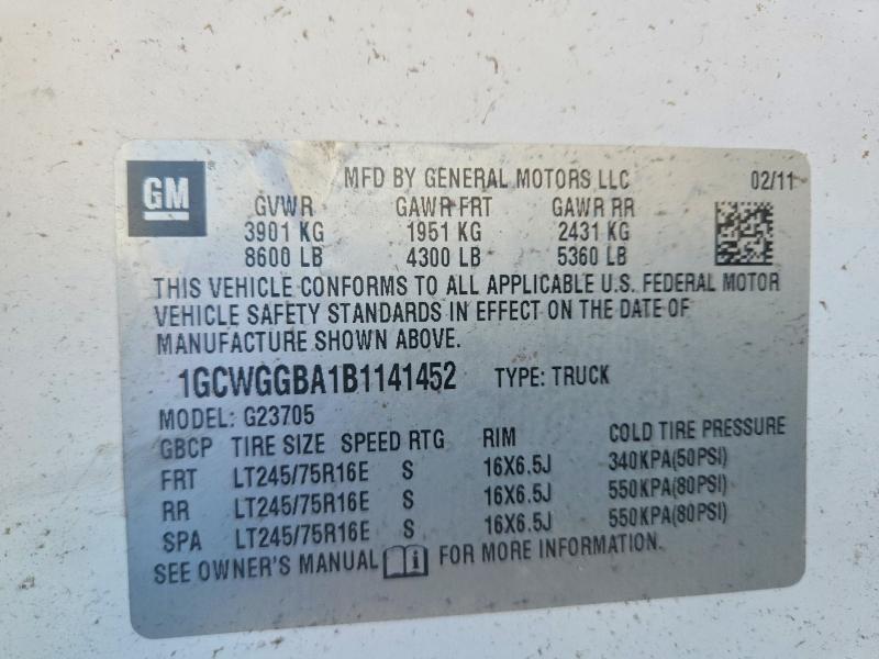 2011 Chev Express G2500