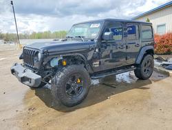 Jeep salvage cars for sale: 2018 Jeep Wrangler Unlimited Sport