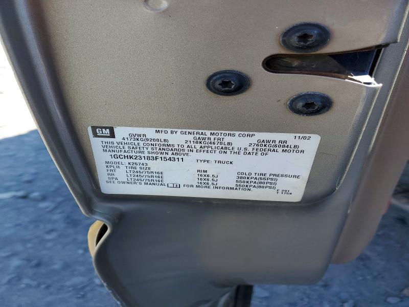 2003 Chevrolet Silverado K2500 Heavy Duty