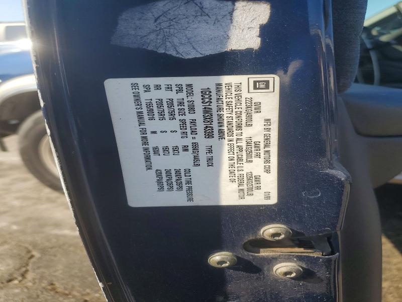 1999 Chevrolet S Truck S10