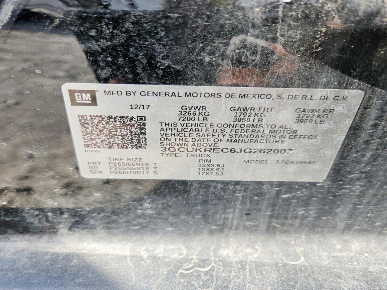 2018 Chevrolet Silverado K1500 LT