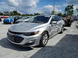 Chevrolet salvage cars for sale: 2019 Chevrolet Malibu lt