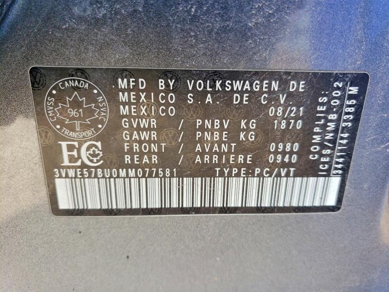 2021 Volkswagen Jetta sel