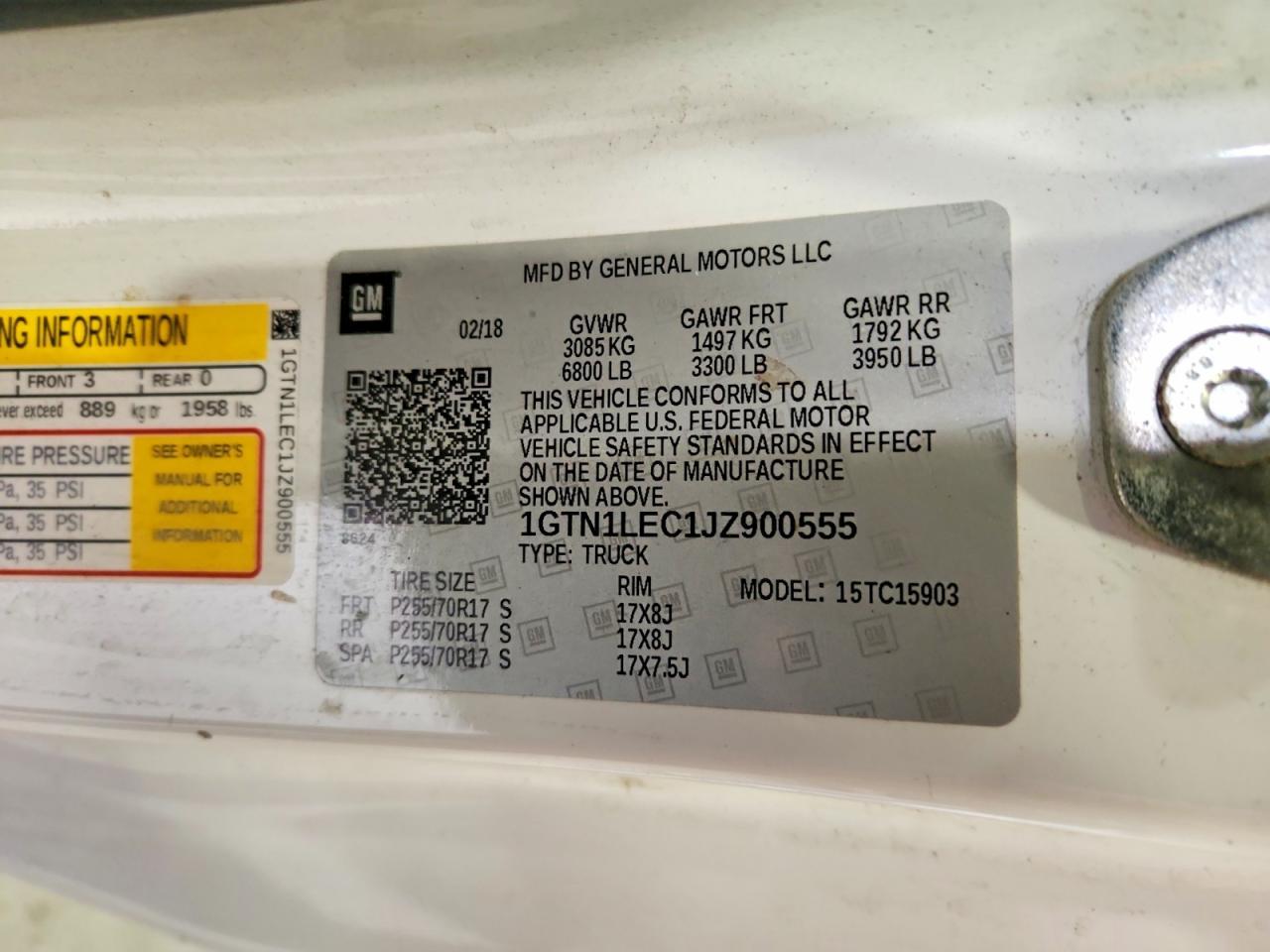 2018 GMC Sierra C1500